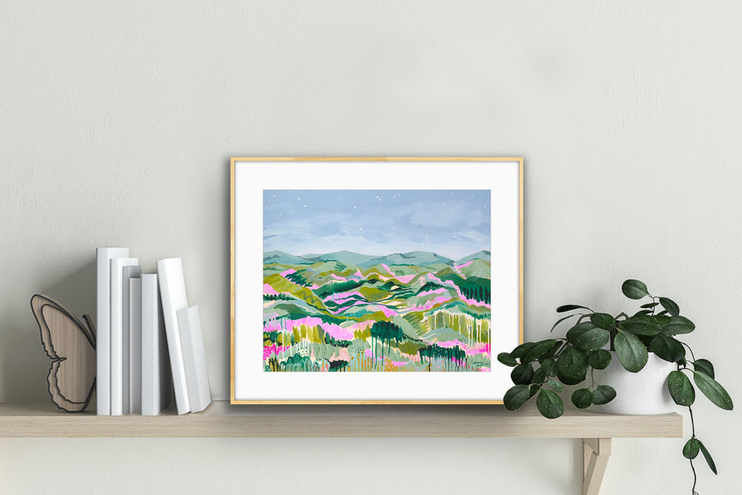 Meet Me In The Valley - limited edition print